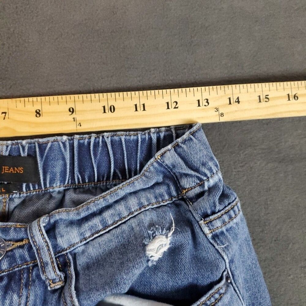 Risen Jeans Womens Small 26x25 Distressed Skinny Mid Rise Denim Los Angeles - Picture 3 of 16